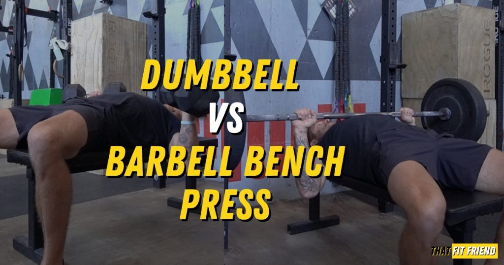 Dumbbell versus barbell bench press and their key differences to keep in mind