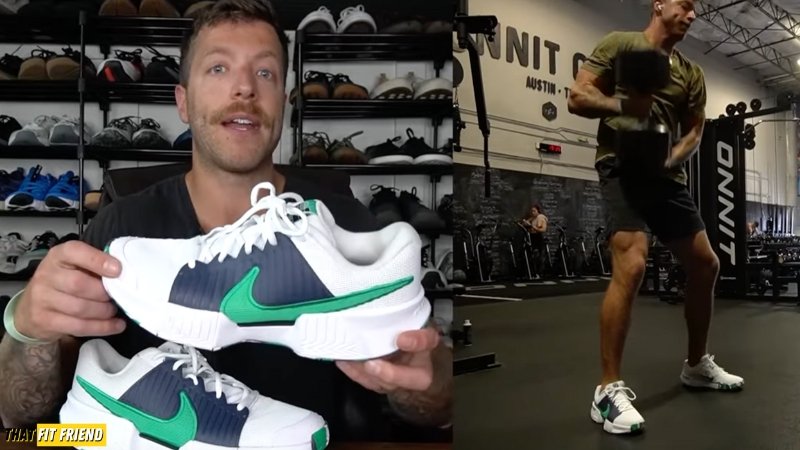 Using pickleball shoes for leg day