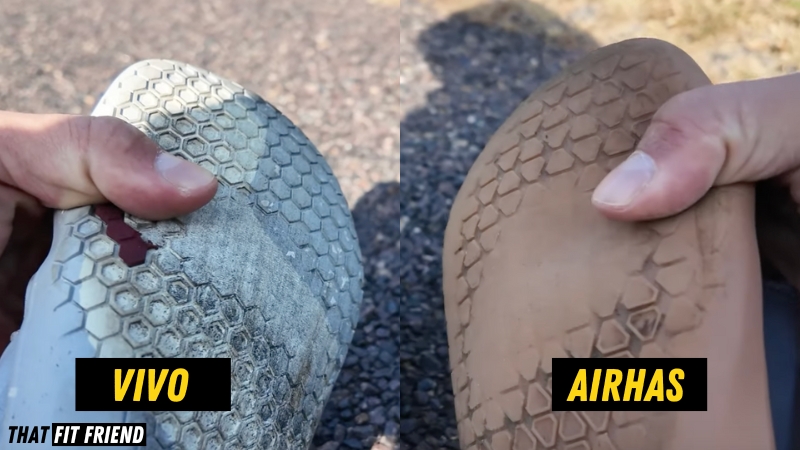 Barefoot Shoe Scuff Test 90 Minutes In