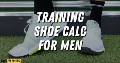 Men's Training Shoe Size Calculator