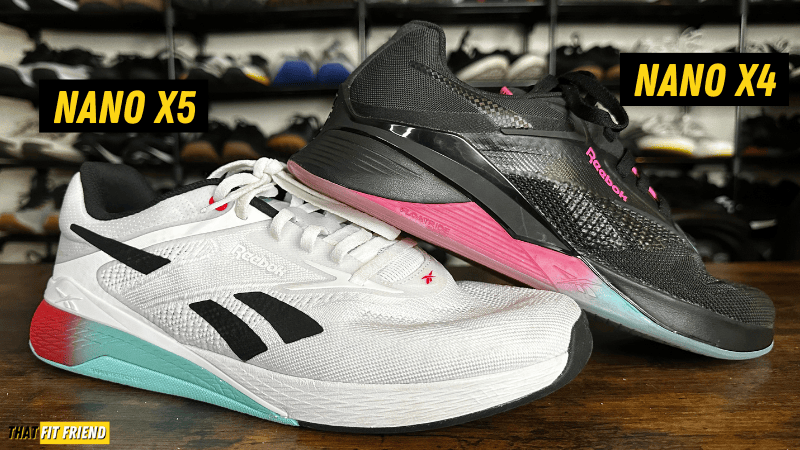 Reebok Nano X5 vs X4 Comparison