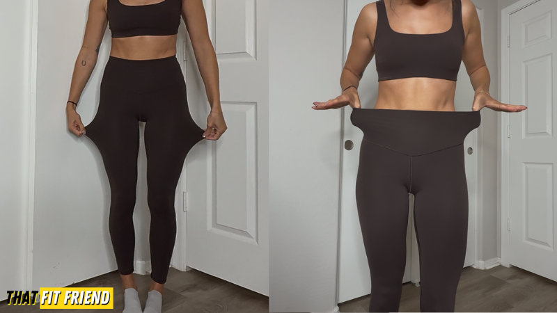 Testing the Aerie Offline XTRA High Waisted Leggings for Stretch