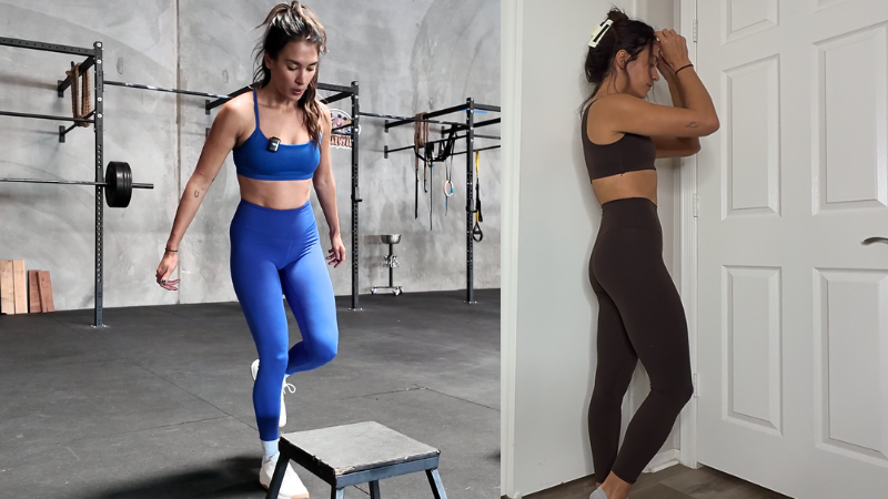 Testing the Aerie Offline XTRA High Waisted Leggings for box step ups